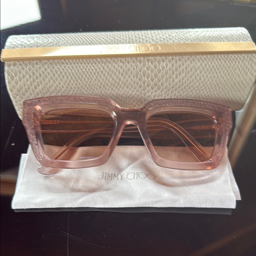 Jimmy Choo Pink Sunglasses